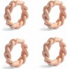 Krúžky na obrúsky &k amsterdam Braid Pink Set 4-pak 1651.15 ružová ONE SIZE Krúžky na obrúsky &k amsterdam Braid Pink Set 4-pak 1651.15 ružová ONE SIZE