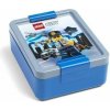 Lego city box na desiatu - modrá Lego city box na desiatu - modrá