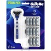 Gillette Mach3 holiaci strojček, 1 ks + vymeniteľná hlavica, 12 ks / 1 bal Gillette Mach3 holiaci strojček, 1 ks + vymeniteľná hlavica, 12 ks / 1 bal