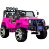 Terénne elektrické autíčko Megacar Jeep S2388, 4x45W, 12V 10Ah, ružový Terénne elektrické autíčko Megacar Jeep S2388, 4x45W, 12V 10Ah, ružový