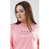 Vienetta Dámske dlhé pyžamo Simona Farba: Oranžová, Veľkosť: 4XL Vienetta Dámske dlhé pyžamo Simona Farba: Oranžová, Veľkosť: 4XL