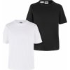 Urban Classics Pánske tričká Boys Organic Basic Tee 2-Pack Farba: White/Black, Veľkosť: 128 cm
