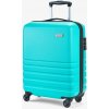 Kabinové zavazadlo ROCK TR-0169/3-S ABS - aqua 34 l Kabinové zavazadlo ROCK TR-0169/3-S ABS - aqua 34 l