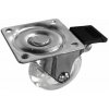 Walteco Prístrojové koliesko otočné s brzdou, priemer 50mm, nosnosť 40kg, transparentné , 2821 Walteco Prístrojové koliesko otočné s brzdou, priemer 50mm, nosnosť 40kg, transparentné , 2821