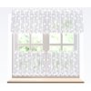 Záclona žakárová, Krúžky vitrážka metráž, biela 60 cm Záclona žakárová, Krúžky vitrážka metráž, biela 60 cm