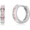SOFIA strieborné náušnice s ružovými zirkónmi CK37101426139G SOFIA strieborné náušnice s ružovými zirkónmi CK37101426139G