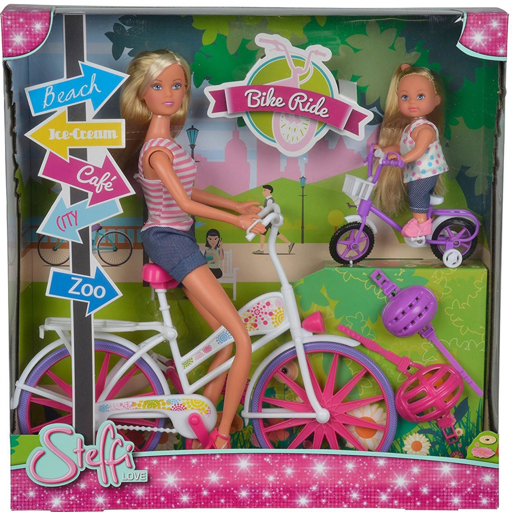 Simba Steffi a Evi Love Jazda na bicykli