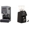 Gaggia Classic E24, grey + Ascaso H64, black Gaggia Classic E24, grey + Ascaso H64, black