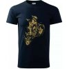Dirt bike vintage - Klasické pánske tričko vyššej gramáže - L ( Tmavomodrá (veľmi tmavá - skoro čierna) ) Dirt bike vintage - Klasické pánske tričko vyššej gramáže - L ( Tmavomodrá (veľmi tmavá - skoro čierna) )