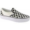 Vans Classic Slip-On Platform Black And White Checker/White 40.5