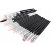Verk 24381 Sada kozmetických štetcov 20 kusov čierno-strieborné Verk 24381 Sada kozmetických štetcov 20 kusov čierno-strieborné