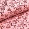 Bavlnené plátno P0533 ružové, červený kvetinový vzor, š.140 Bavlnené plátno P0533 ružové, červený kvetinový vzor, š.140