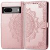 Peňaženkové puzdro Embossing Pattern Mandala Flower ružové – Google Pixel 7a 5G Peňaženkové puzdro Embossing Pattern Mandala Flower ružové – Google Pixel 7a 5G