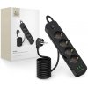 TECH-PROTECT PCL4X3 predlžovací kábel 2x USB & 1x Type-C & 4 zásuvky 200cm čierny (5906302310593) TECH-PROTECT PCL4X3 predlžovací kábel 2x USB & 1x Type-C & 4 zásuvky 200cm čierny (5906302310593)
