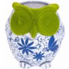MagicHome Dekorácia MagicHome, Sova s kvetináčom, modrý ornament, keramika, 26,5x24x27,5 cm MagicHome Dekorácia MagicHome, Sova s kvetináčom, modrý ornament, keramika, 26,5x24x27,5 cm
