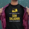 Tričko s potlačou SOM SKLADNÍK Dámsky Čierna XXL Tričko s potlačou SOM SKLADNÍK Dámsky Čierna XXL