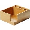 KESPER Kuchynský Organizér 5 Priehradok 18 X 9 X 18 cm Bambus 70852 KESPER Kuchynský Organizér 5 Priehradok 18 X 9 X 18 cm Bambus 70852