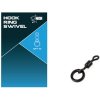 NASH - Obratlíky Hook Ring Swivels 10 ks