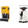 Gaggia Classic E24, yellow + Eureka Mignon Silenzio 55, CR white Gaggia Classic E24, yellow + Eureka Mignon Silenzio 55, CR white