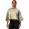Nebbia Oversized crop tričko JUST FLOW 431 svetlozelené
