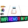 Reklamná farebná RGB LED tabuľa s WiFi - panel 82 cm x 9,6 cm Reklamná farebná RGB LED tabuľa s WiFi - panel 82 cm x 9,6 cm