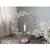 Chic Antique Bronzový antik kovový svietnik zdobený vencom Leave - 40*11*44 cm - Chic Antique Chic Antique Bronzový antik kovový svietnik zdobený vencom Leave - 40*11*44 cm - Chic Antique