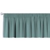 Dekoria Krátky záves na riasiacej páske, sivo - modrá, 390 x 40 cm, Linen, 159-11 Dekoria Krátky záves na riasiacej páske, sivo - modrá, 390 x 40 cm, Linen, 159-11