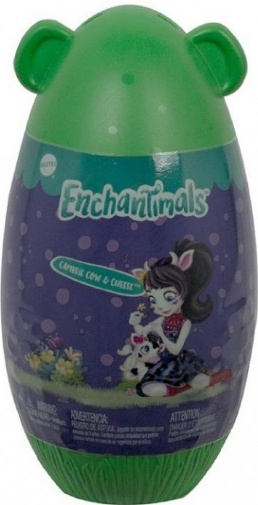 MATTEL EnchanTimals vo vajíčku Cambrie Cow & Cheese