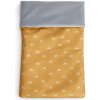 Česká výroba Nepadacia deka na kočík Dúha horčica Česká výroba Nepadacia deka na kočík Dúha horčica