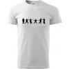 Karate postavy - Klasické pánske tričko vyššej gramáže - L ( Biela ) Karate postavy - Klasické pánske tričko vyššej gramáže - L ( Biela )
