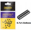 DELPHIN - Krimpovacie svorky pre náväzce 20 ks 0,7 x 1,5 x 6 mm DELPHIN - Krimpovacie svorky pre náväzce 20 ks 0,7 x 1,5 x 6 mm