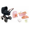 Set kočík trojkombinácia pre bábiku v kúpelni Cybex Black 3in1 Pram Corolle s vaničkou s funkčnou sprchou a plienkami Set kočík trojkombinácia pre bábiku v kúpelni Cybex Black 3in1 Pram Corolle s vaničkou s funkčnou sprchou a plienkami