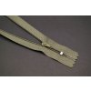 Nedeliteľný jemný plastový špirálový zips (veľkosť číslo 3) rôzne farby - dĺžka 12 cm - 60 cm 20 cm Olivovo šedá Nedeliteľný jemný plastový špirálový zips (veľkosť číslo 3) rôzne farby - dĺžka 12 cm - 60 cm 20 cm Olivovo šedá