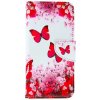 Flipové puzdro TopQ pre Samsung A15 Ružové motýle Flipové puzdro TopQ pre Samsung A15 Ružové motýle