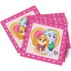 Papierové obrúsky Paw Patrol ružové 33x33cm 20ks - tib Papierové obrúsky Paw Patrol ružové 33x33cm 20ks - tib