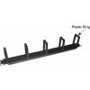 Datacom 19 vyväzovací panel 1U 5x plast.úchytka 3 x 6 cm čierny 7502 Datacom 19 vyväzovací panel 1U 5x plast.úchytka 3 x 6 cm čierny 7502