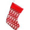 MagicHome OzdobaVianoce ponožka červená vianočný motív bal. 5 ks