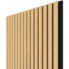 WALL CONCEPT akustický panel Javor, čierny filc + MDF, 2750x604x21 mm, 1,66 m2 WALL CONCEPT akustický panel Javor, čierny filc + MDF, 2750x604x21 mm, 1,66 m2