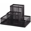 Top Drôtený stojan na písacie potreby čierny, 4 priehr Top Drôtený stojan na písacie potreby čierny, 4 priehr