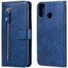 Peňaženkové kožené puzdro na Honor 9X Lite - Modrá Peňaženkové kožené puzdro na Honor 9X Lite - Modrá