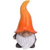 PROGARDEN Záhradný trpaslík dekorácia 32,5 cm oranžová KO-252213030oran PROGARDEN Záhradný trpaslík dekorácia 32,5 cm oranžová KO-252213030oran