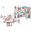 Set domček pre bábiku Large Doll's Play Center Natur D'Amour Baby Nurse Smoby a lekárska ordinácia s anatómiou ľudského tela