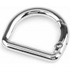 Karabína polokrúžok prievlak 19 mm - nikel Karabína polokrúžok prievlak 19 mm - nikel