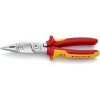 KNIPEX Multifunkčné elektroinštalatérske kliešte KNIPEX, izolované rukoväte 2f návlek 1000 V VDE KNIPEX Multifunkčné elektroinštalatérske kliešte KNIPEX, izolované rukoväte 2f návlek 1000 V VDE
