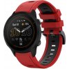 VSETKONAMOBIL 123116 SPORTY Vymeniteľný silikónový remienok Garmin Forerunner 955 RED-BLACK VSETKONAMOBIL 123116 SPORTY Vymeniteľný silikónový remienok Garmin Forerunner 955 RED-BLACK