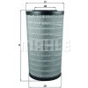 Vzduchový filter MAHLE LX 3753 Vzduchový filter MAHLE LX 3753