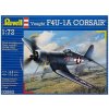Revell F4U-1D Corsair Model Set lietadlo 1:72, 63 dielov (Revell F4U-1D Corsair 1:72, 14,8x17,3cm, Model No.: 03983) Revell F4U-1D Corsair Model Set lietadlo 1:72, 63 dielov (Revell F4U-1D Corsair 1:72, 14,8x17,3cm, Model No.: 03983)