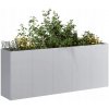 Kvetináč z pozinkovanej ocele sivý VidaXL 200 cm x 40 x 80 cm Kvetináč z pozinkovanej ocele sivý VidaXL 200 cm x 40 x 80 cm