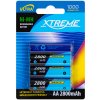 XTREME nabíjacie batérie AA R6 Ni MH 2800 mAh 1,2 V XTREME nabíjacie batérie AA R6 Ni MH 2800 mAh 1,2 V