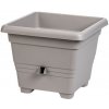 Plastia květináč samozavlažovací Bergamot - taupe 35x35 cm Plastia květináč samozavlažovací Bergamot - taupe 35x35 cm